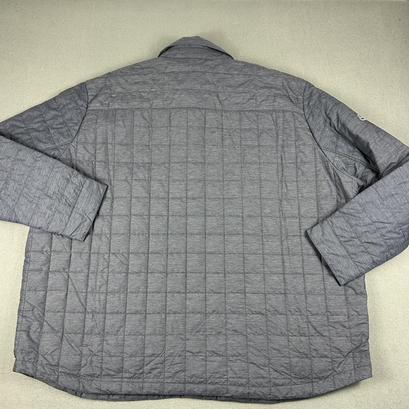 Cutter & Buck Shirt Jacket Mens 5XB Gray WeatherTec Primaloft Quilted BC000032 - Picture 7 of 9